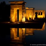 Templo de Debod de noche