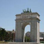 Arco de la Victoria, vista posterior