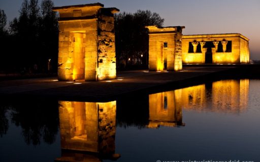 Atardecer en el Templo de Debod