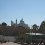 Vista de la Almudena desde Principe Pio