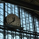 Detalle del reloj de Principe Pio