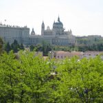 Vista del Palacio Real desde el templo de Debod