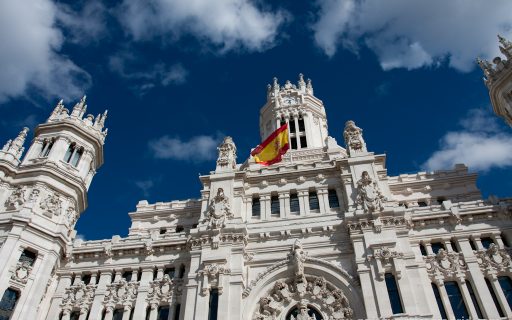 Fachada principal del Palacio de Cibeles