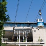 Cabina del teleférico en Pintor Rosales
