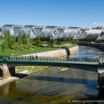 El río Manzanares desde Madrid Río