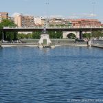 Presa en el río Manzanares
