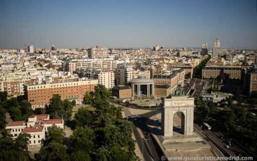 Vistas desde el faro de Moncloa