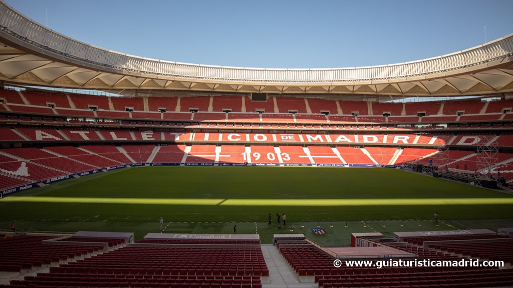 Estadio Wanda Metropolitano desde el palco