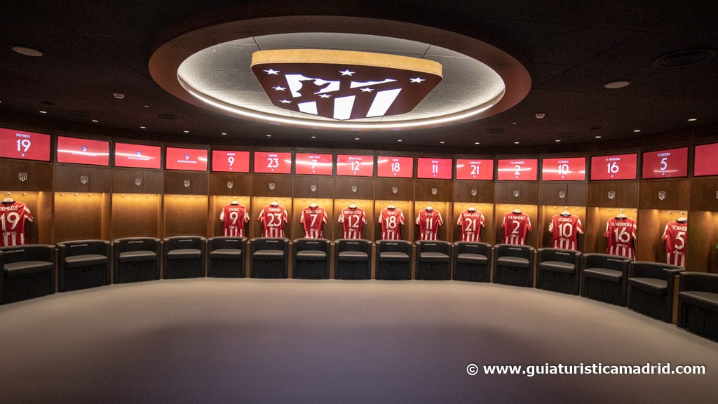 Vestuario del Atlético de Madrid