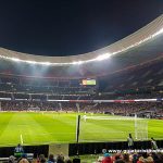 Viendo al Atlético de Madrid en el Wanda Metropolitano