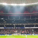 Viendo al Atlético de Madrid en el Wanda Metropolitano