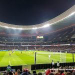 Viendo al Atlético de Madrid en el Wanda Metropolitano