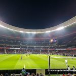 Viendo al Atlético de Madrid en el Wanda Metropolitano